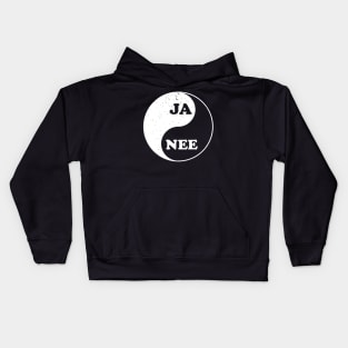 South Africa Yin Yang Feng Shui Ja Nee Afrikaans Funny Kids Hoodie